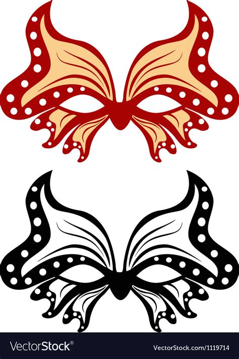 Butterfly Masquerade Mask Template