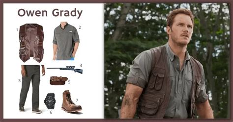 Owen Grady Jurassic World Costume For Cosplay And Halloween 2024