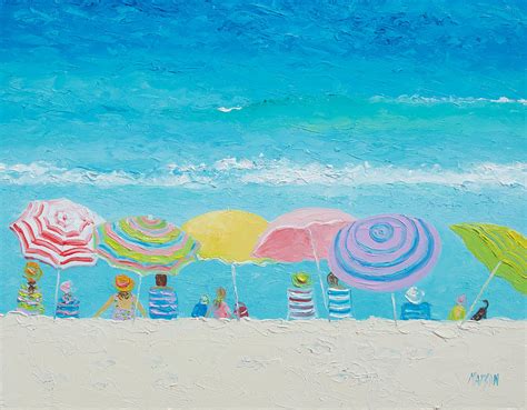 Beach Painting Color Of Summer Painting By Jan Matson Fine Art America