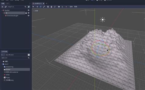 godot游戏引擎导入blender制作的fbx带贴图地形模型 哔哩哔哩 bilibili