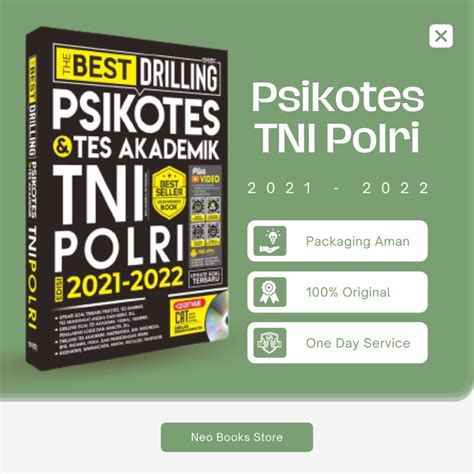 Jual Buku Tes Masuk Tni Polri The Best Drilling Psikotes And Tes Akademik