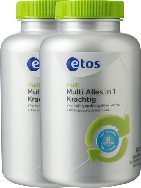 Etos Multi Alles In Krachtig X Tabletten Multivitamine Bol