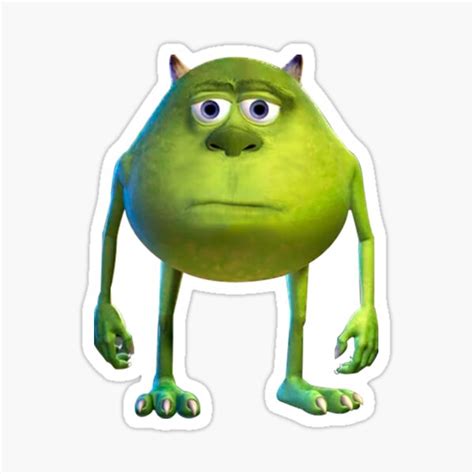 Mike Wazowski X Sullivan Sticker By Samuraidg Redbubble