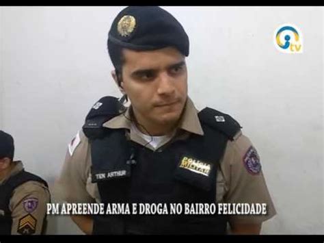 TV IMIGRANTES PM APREENDE ARMA E DROGAS NO BAIRRO FELICIDADE YouTube