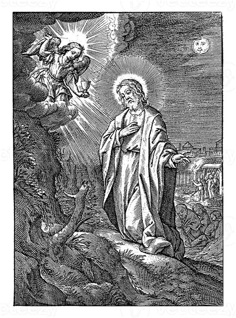 Christ In The Garden Of Gethsemane Hieronymus Wierix