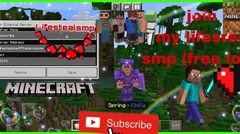 How To Join Public Lifesteal Smp In Minecraft 19 Version Youtube