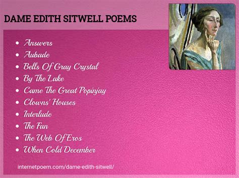 Dame Edith Sitwell Poetry Books