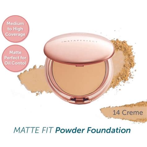 Jual Wardah Instaperfect Matte Fit Powder Foundation G Shopee Indonesia