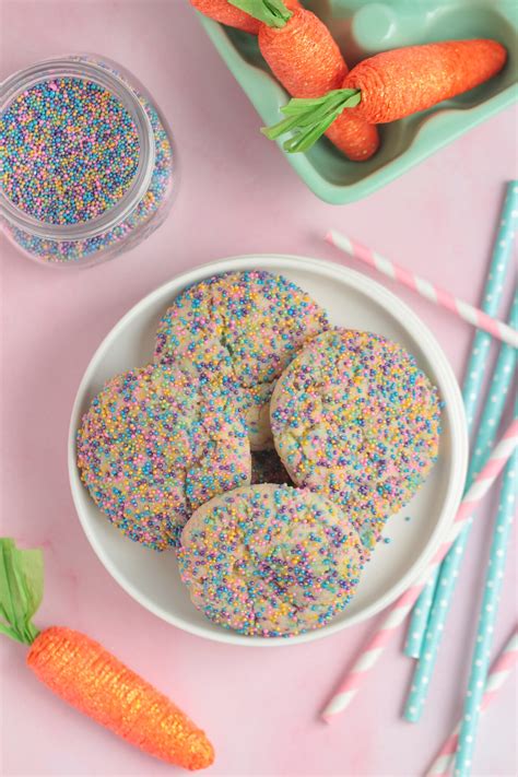 Easter Sugar Sprinkle Cookies Recipe Life Love Liz