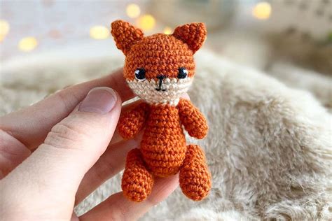 Llavero Zorro Fácil PDF Amigurumi Patrón Gratis 500 PDF Passo a