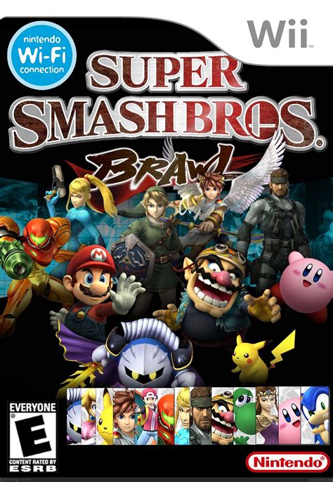 Viewing Full Size Super Smash Bros Brawl Box Cover