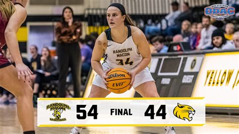 Womens Hoops Gets Key Odac Win On Senior Day Randolph Macon College