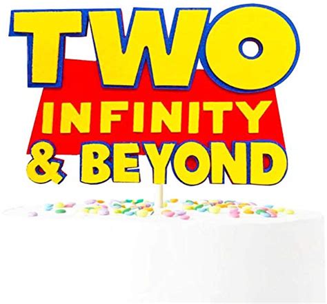 Buy Handmade Two Infinity And Beyond Cake Topper Toy Story Cake Topper