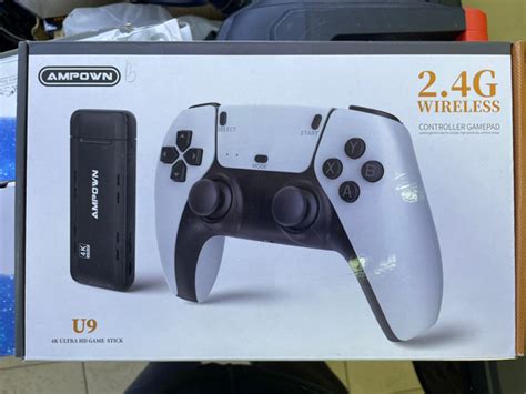 Игровая приставка AMPOWN U9 Retro Wireless Controller Game Stick для ...
