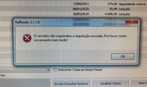 Sem Comunica O A Sefaz O Servidor N O Respondeu A Requisi O