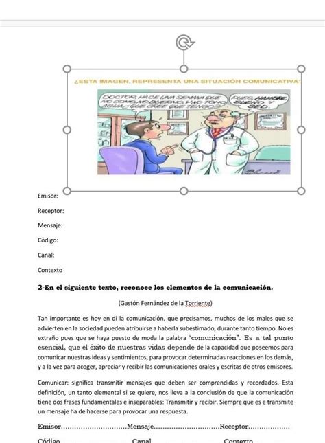 Actividades Observa La Imagen Emisor Receptor Mensaje C Digo