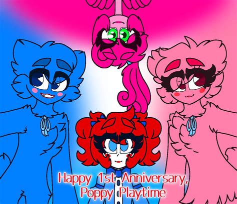 Happy 1st Anniversary Poppy Playtime By Kittycatczafhaye On Deviantart