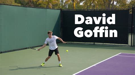 David Goffin Tennis Practice Session By Tennisacademy101 Youtube