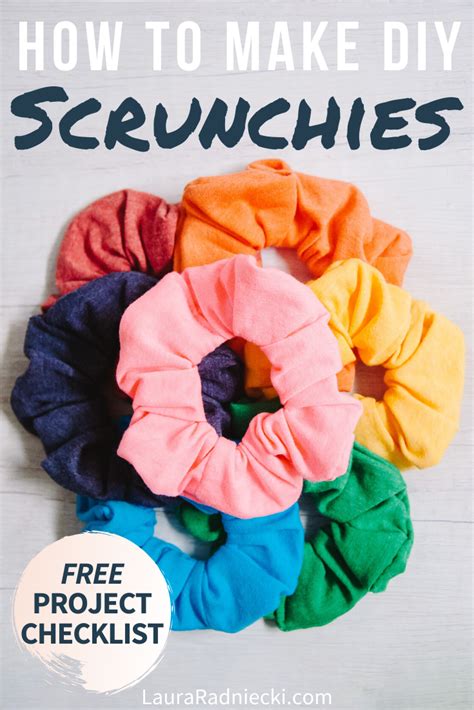 How To Make A Scrunchie Without Sewing Artofit