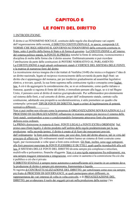 Capitolo 6 Di Lezioni Di Diritto Costituzionale E Comparato CAPITOLO