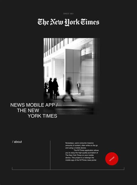 THE NEW YORK TIMES / MOBILE APP on Behance