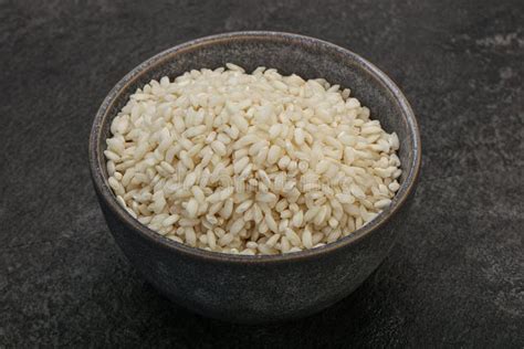 Raw Arborio Rice for Risotto Stock Image - Image of cereal, natural: 192418431