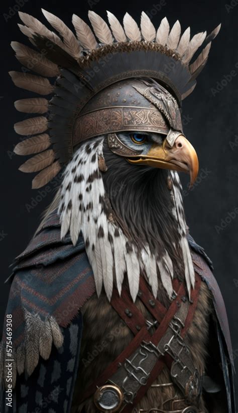 Raiding Valhalla A Cute Cool And Beautiful Viking Animal Eagle