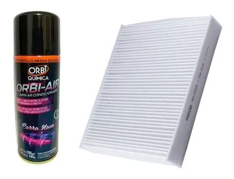 Filtro Cabine Ar Condicionado Spray Higienizador Onix Frete Gr Tis