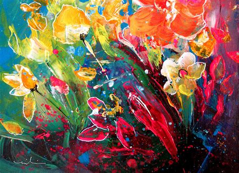 Explosion Of Joy 11 Painting By Miki De Goodaboom Fine Art America