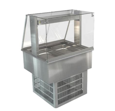 Cossiga Lsrf2 Fs 2 X 1 1gn Drop In Refrigerated Cold Well With Square Glass Caterlink