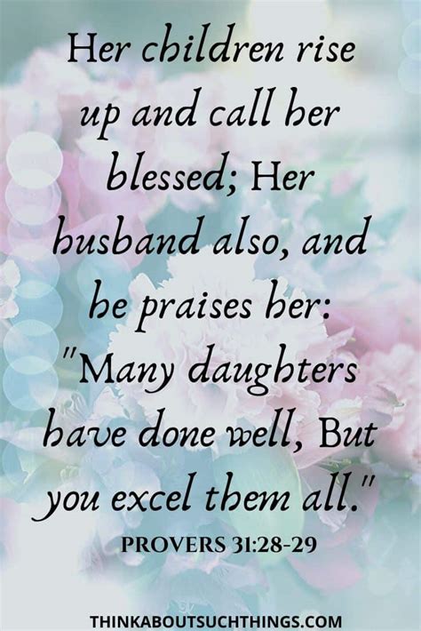 22 Beautiful Bible Verses For Mothers Day Think About Such Things