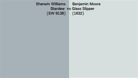 Sherwin Williams Stardew Sw Vs Benjamin Moore Glass Slipper