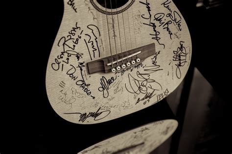 Free stock photo of autograph, dark, guitar