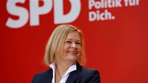 Spd Politikerin Nancy Faeser Rechtsextremismusexpertin Wird