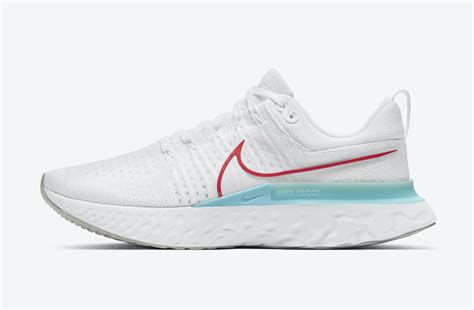 Nike React Infinity Run Flyknit 2 White Glacier Ice Chile Red Ct2357 102 Release Date Sbd