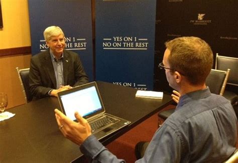 Q And A With Gov Rick Snyder 5 Of 6 Ballot Proposals Would Be Economically Devastating To