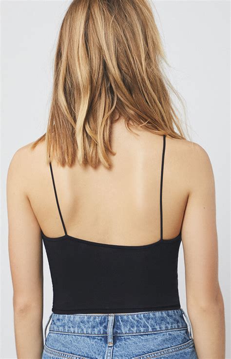 Ps Basics By Pacsun Easy Cropped Cami Top Pacsun Pacsun