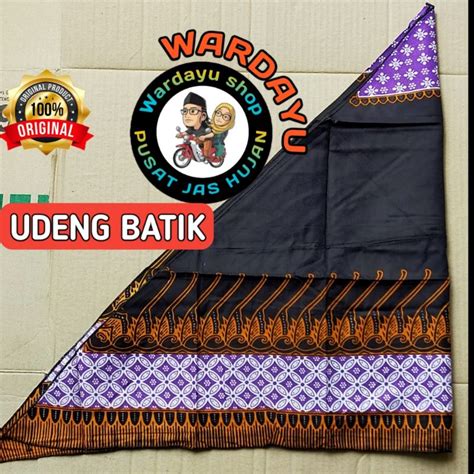 Jual Udeng Batik Segitiga Jawa Iket Kepala Slayer Bandana Halus Kain