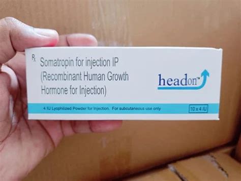 Headon Somatropin Hgh Injections Packaging Size 10 4iu In 1 Injection