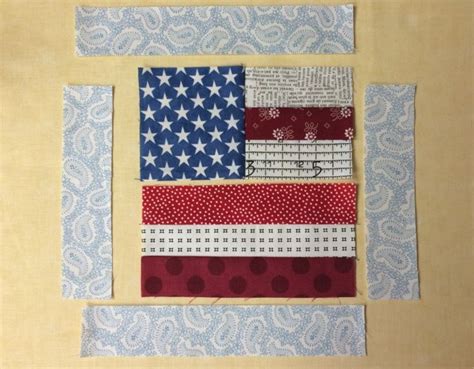 Flag Quilt Block Tutorial Free On Bluprint Flag Quilt Patriotic