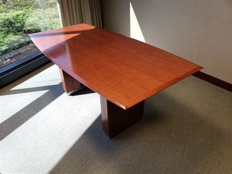 6 FT Solid Wood Cherry Conference Table | Madison Liquidators