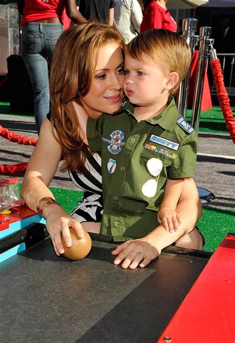 Alyssa Milano And Son Milo Thomas Bugliari Celebrity Kids Alyssa