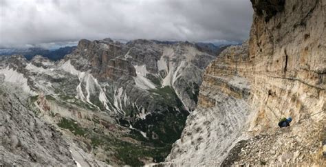 Tofana Di Rozes Per Via Ferrata Lipella Nel Mastodontico Mondo Delle