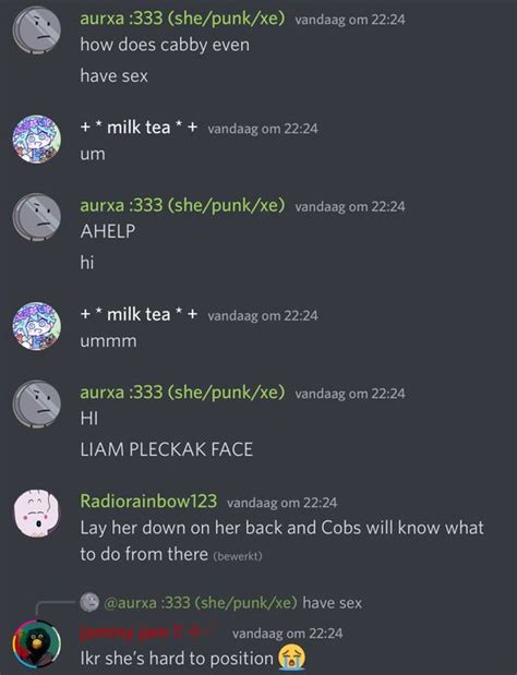 My Discord Server Out Of Context How Does Cabby Have Sex Wattpad