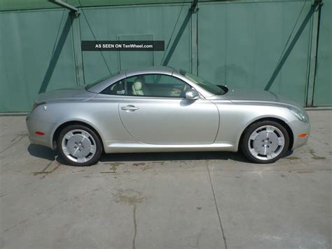 2002 Lexus Sc 430 Excellent Hard Top Convertible