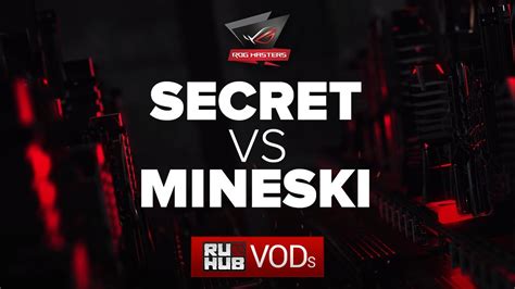 Secret Vs Mineski Rog Masters Game Maelstorm Lightofheaven