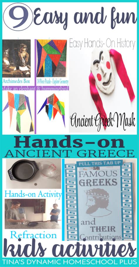 9 EASY and Fun Hands-on Ancient Greece Kids Activities