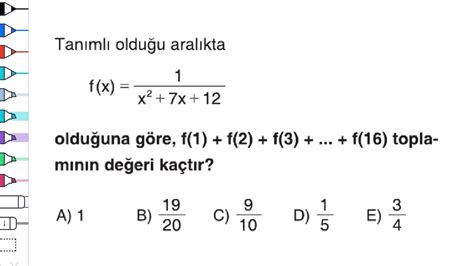 Kuralı Verilen Fonksiyonda Değer Bulma Soru çözümü Youtube