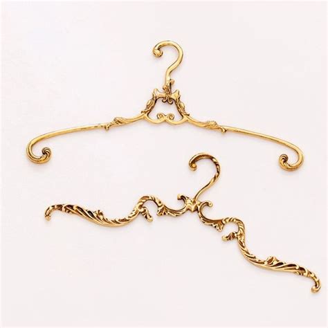 Handmade Solid Brass Clothes Hanger Antique Vintage Style Wedding