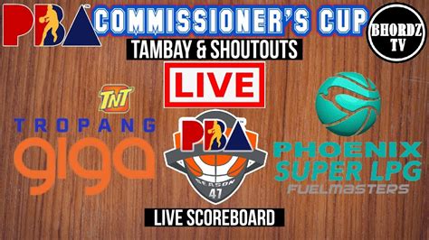 Live TNT Tropang Giga Vs Phoenix Fuel Masters PBA Commissioner S Cup